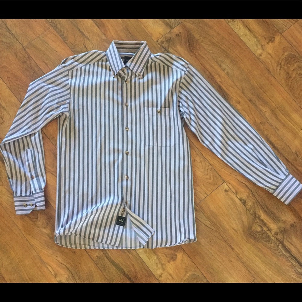 Ike Behar Striped Shirt .